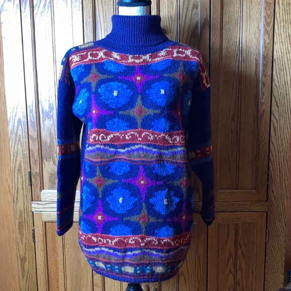 Kitty Hawk by Vera Wang vtg wool sweater - Picture 1 of 13
